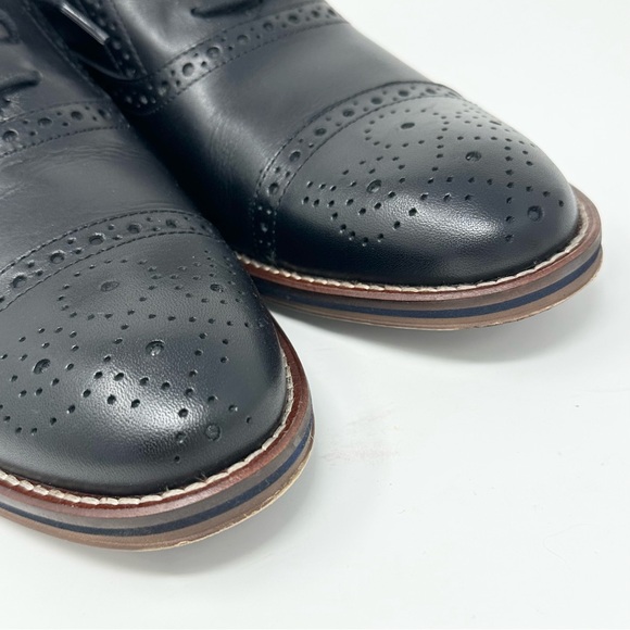 Johnston & Murphy Canard Captoe Black Oxford Lace Up Men’s Size 8.5